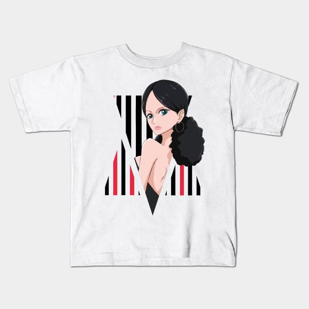 Nico Robin One Piece Fashion Kids T-Shirt by KDungUniversal